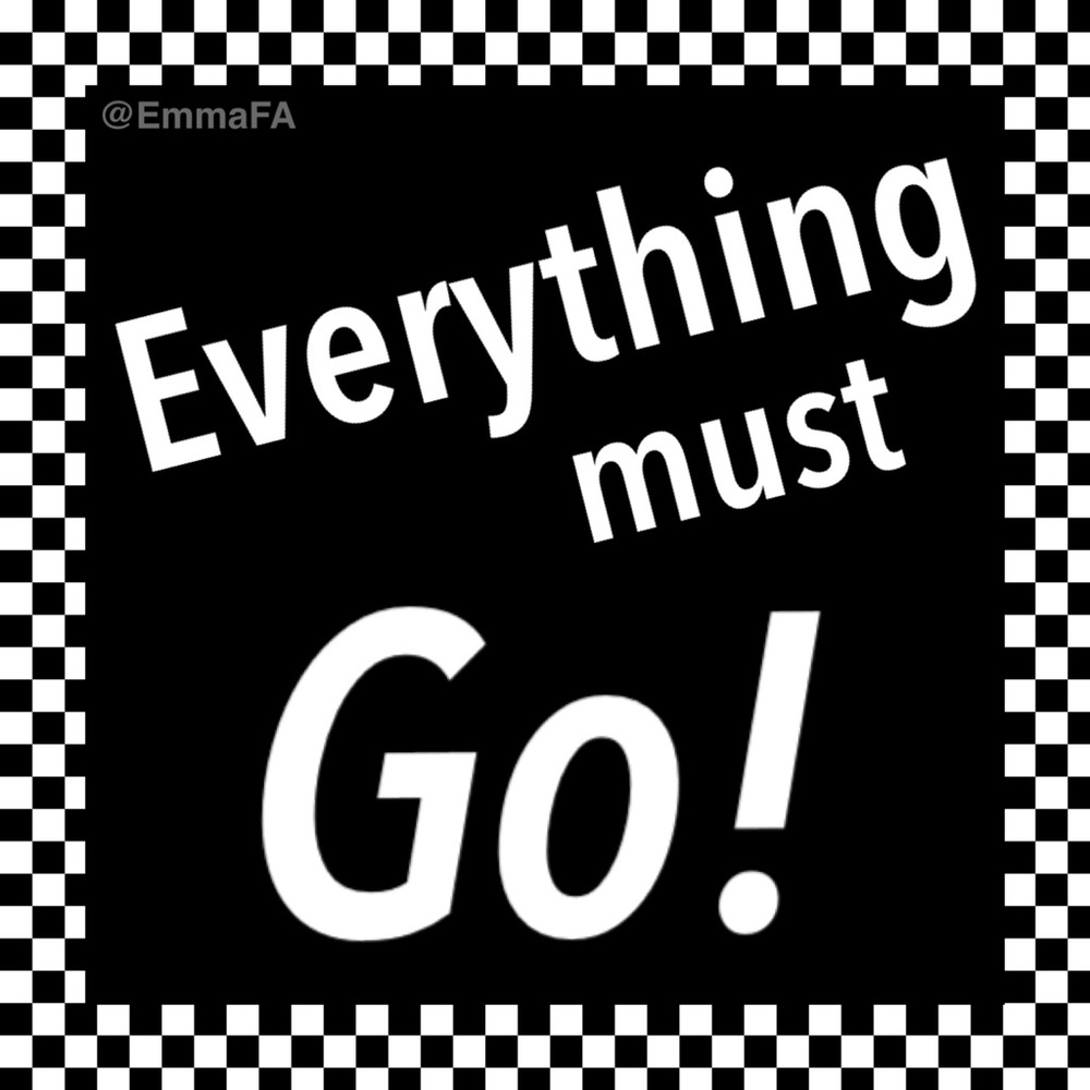 🚩 Everything must GO! 🚩